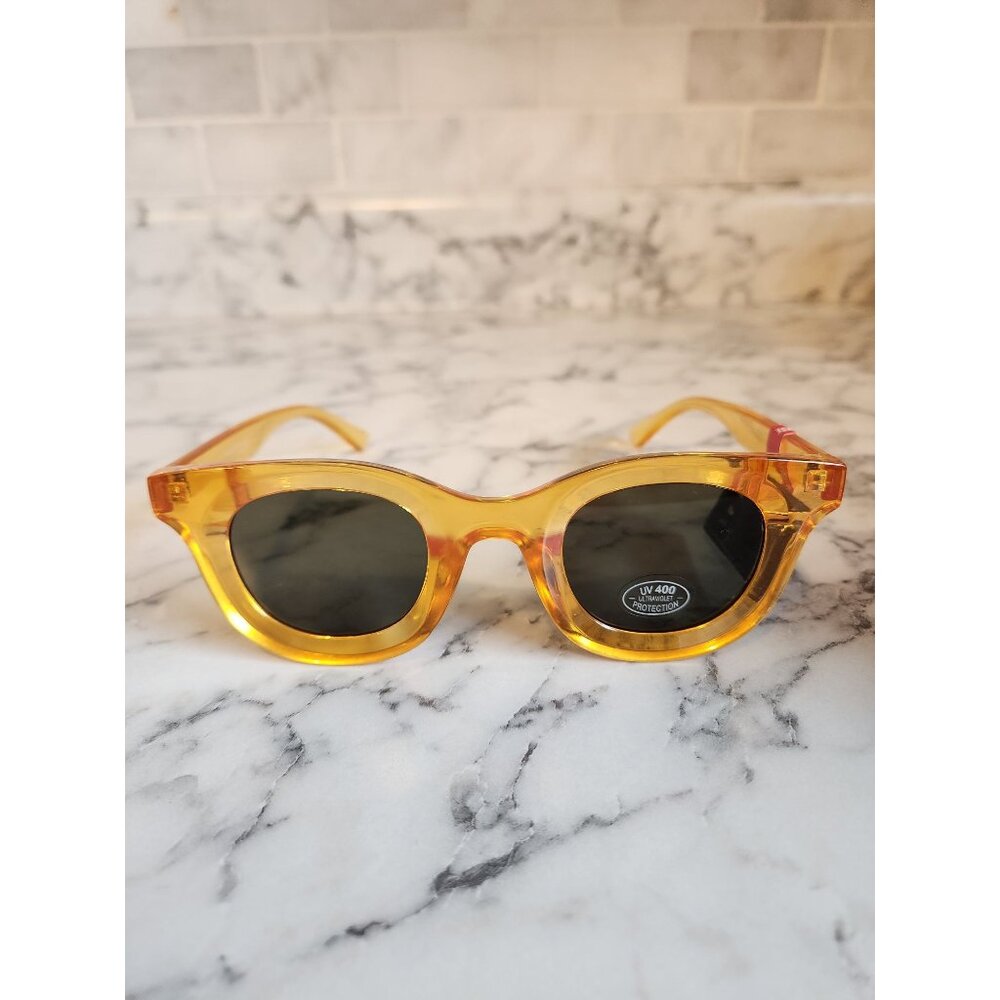 Yellow Streetwise Sunglasses With UV 400 Protection